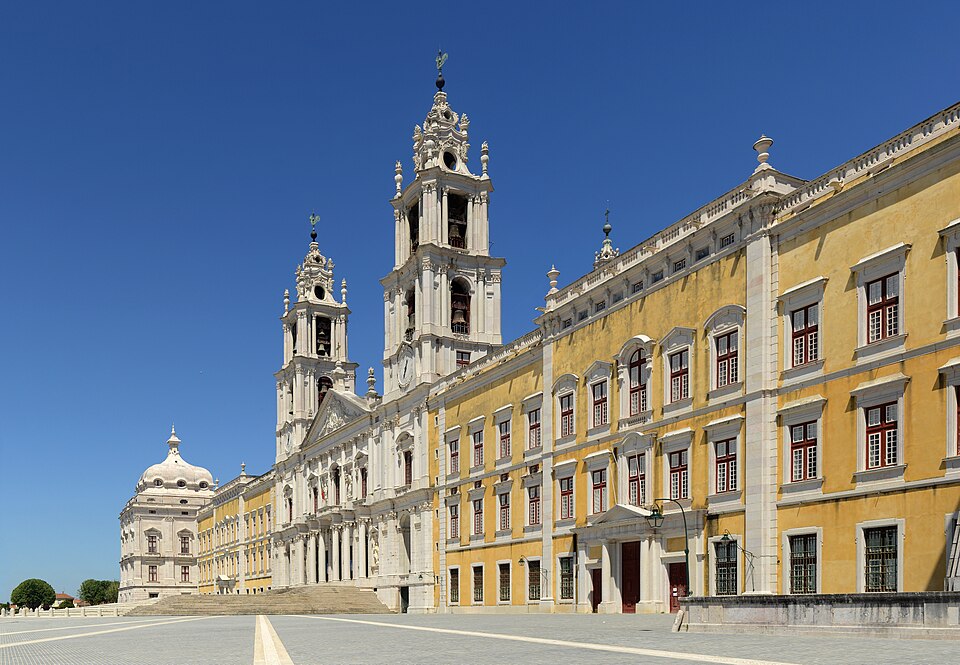 Palácio-Convento de Mafra, construído no reinado de D. João V